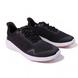 FootJoy FJ Flex Spikeless Golf Sports Shoes Men's  Black/Red 56141 Medium Width
